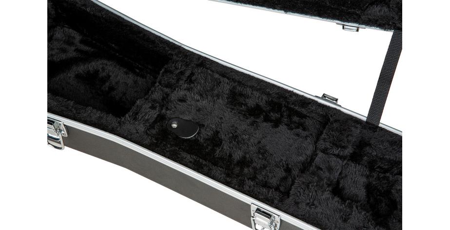 Premium Line - Electric Guitar ABS Case (FV-Style), Curved - Black