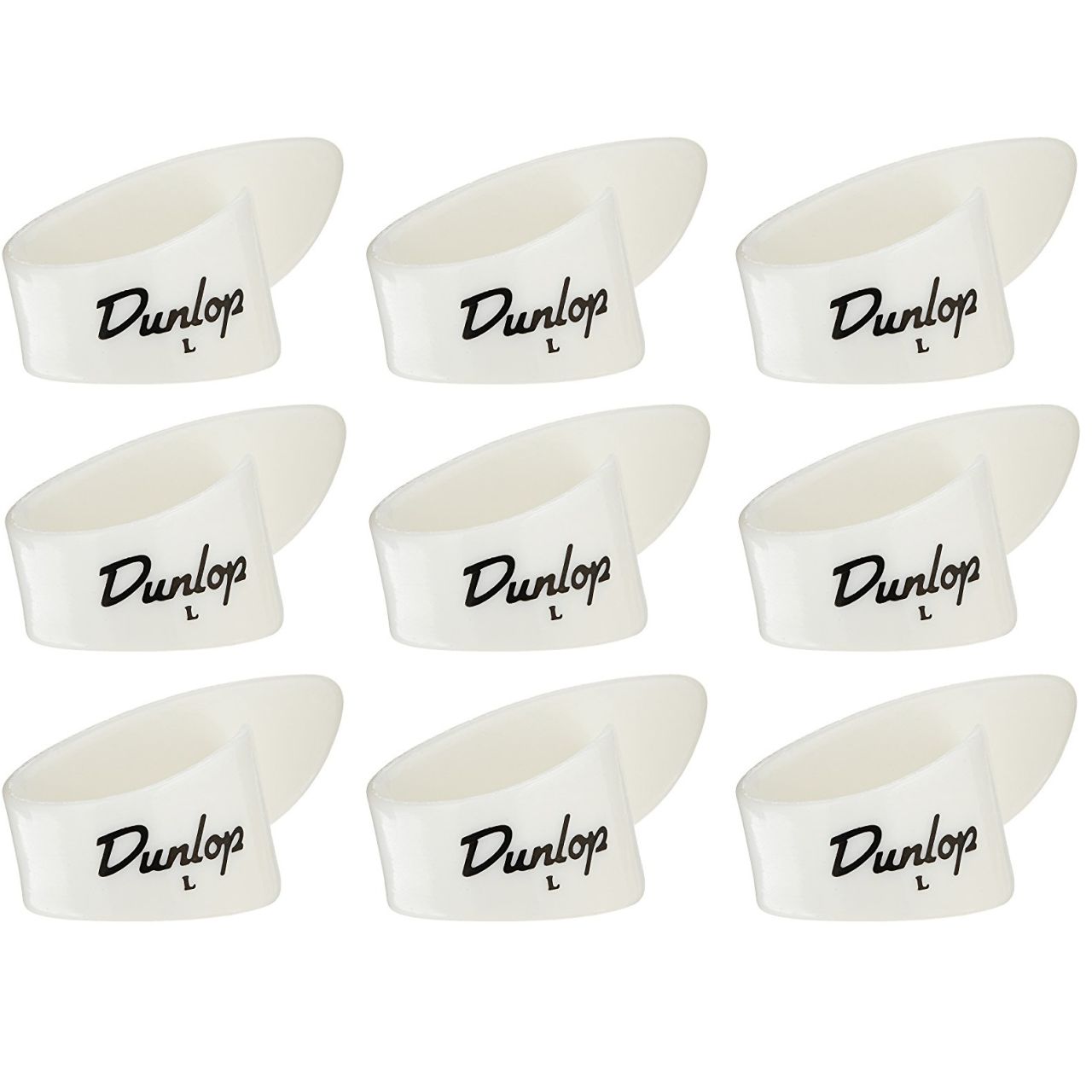 9013R Thumbpicks 12 pcs. white plastic large lefthand