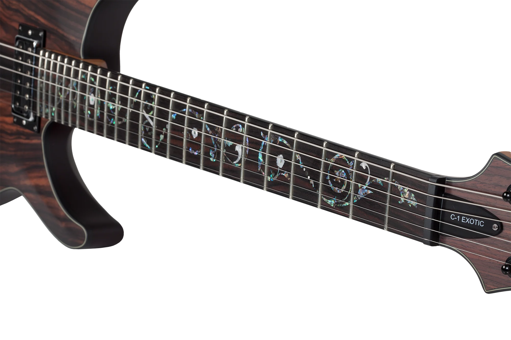 C-1 Exotic Ebony Natural Satin E-Gitarre