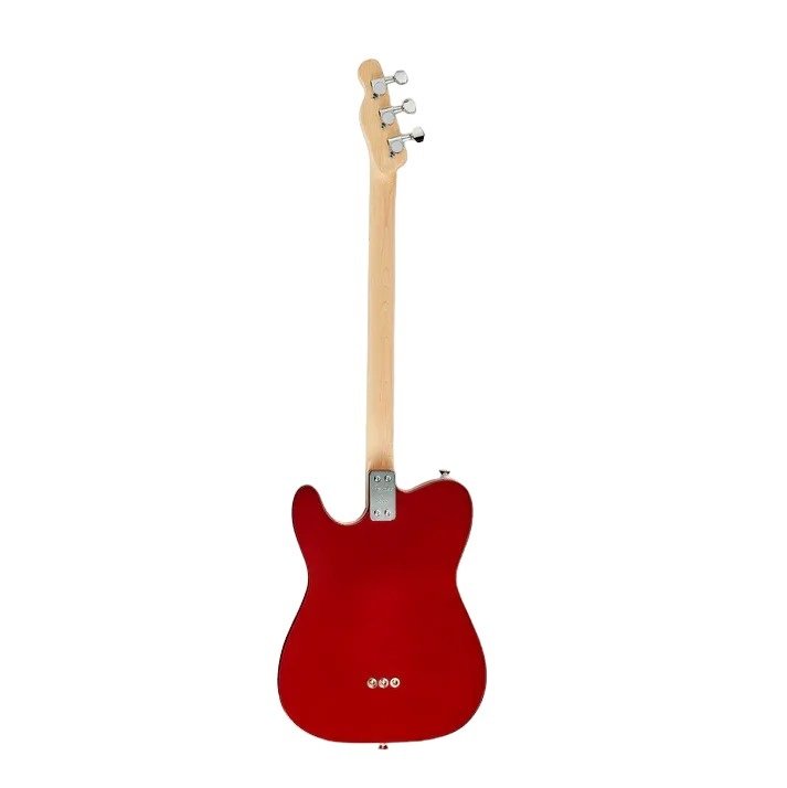 Pro Electric Fender Telecaster Red, 3-String E-Gitarr