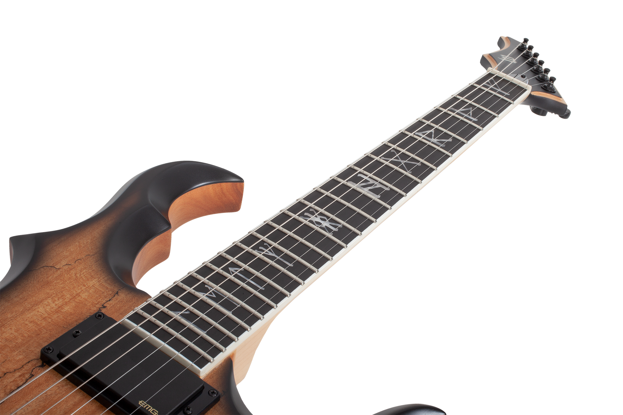 Wrathmaker Spalted Maple Black Burst