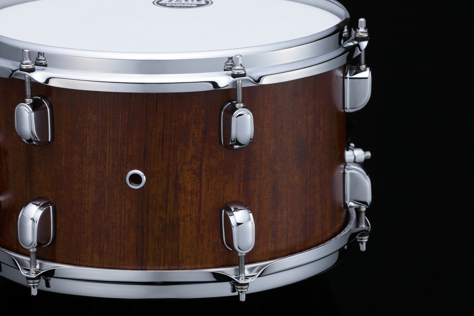 S.L.P. Mod Bubinga Snaredrum 12" x 7" - Satin Bubinga/Chrom HW