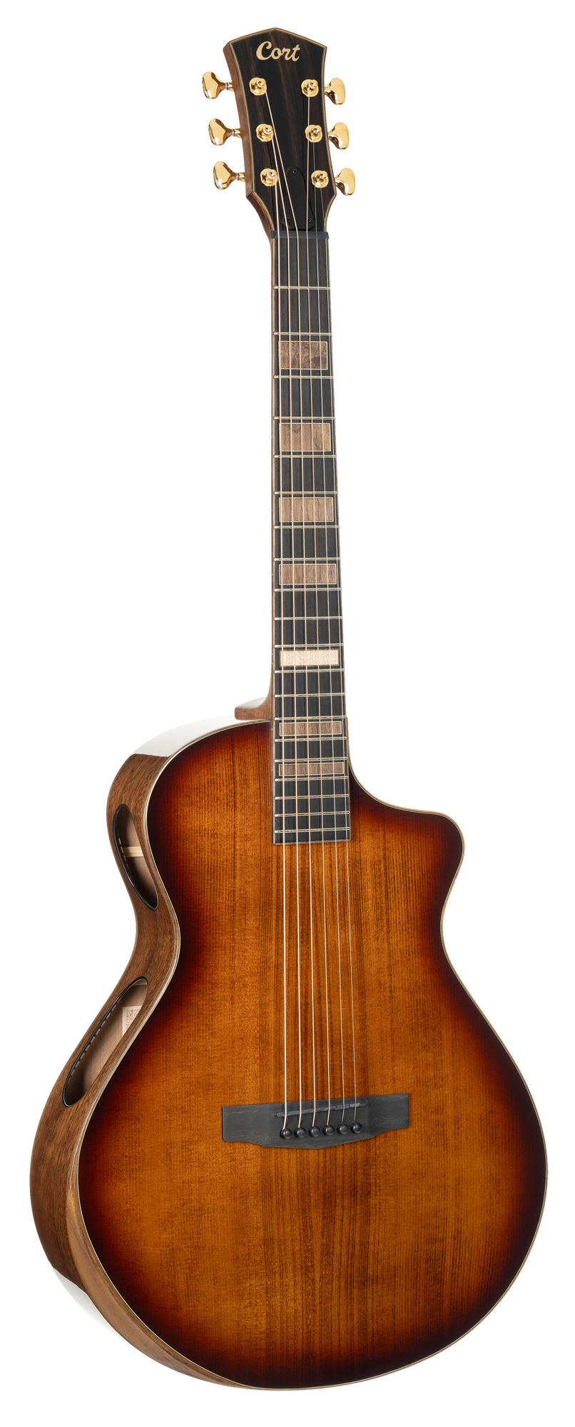Modern Black Tobacco Sunburst Westerngitarre