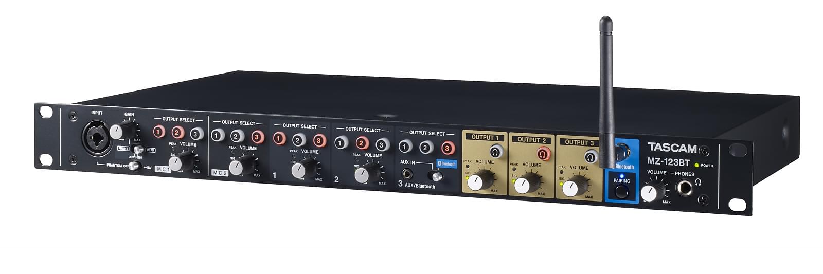 MZ-123 BT Multizonenmixer mit Bluetooth 19"
