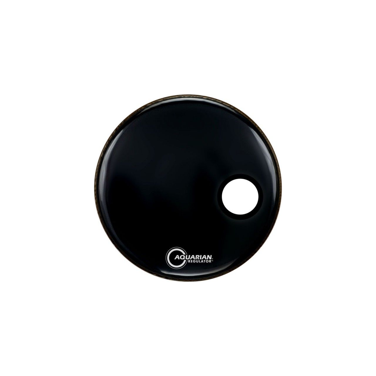 20" Regulator Resonanzfell schwarz mit Loch