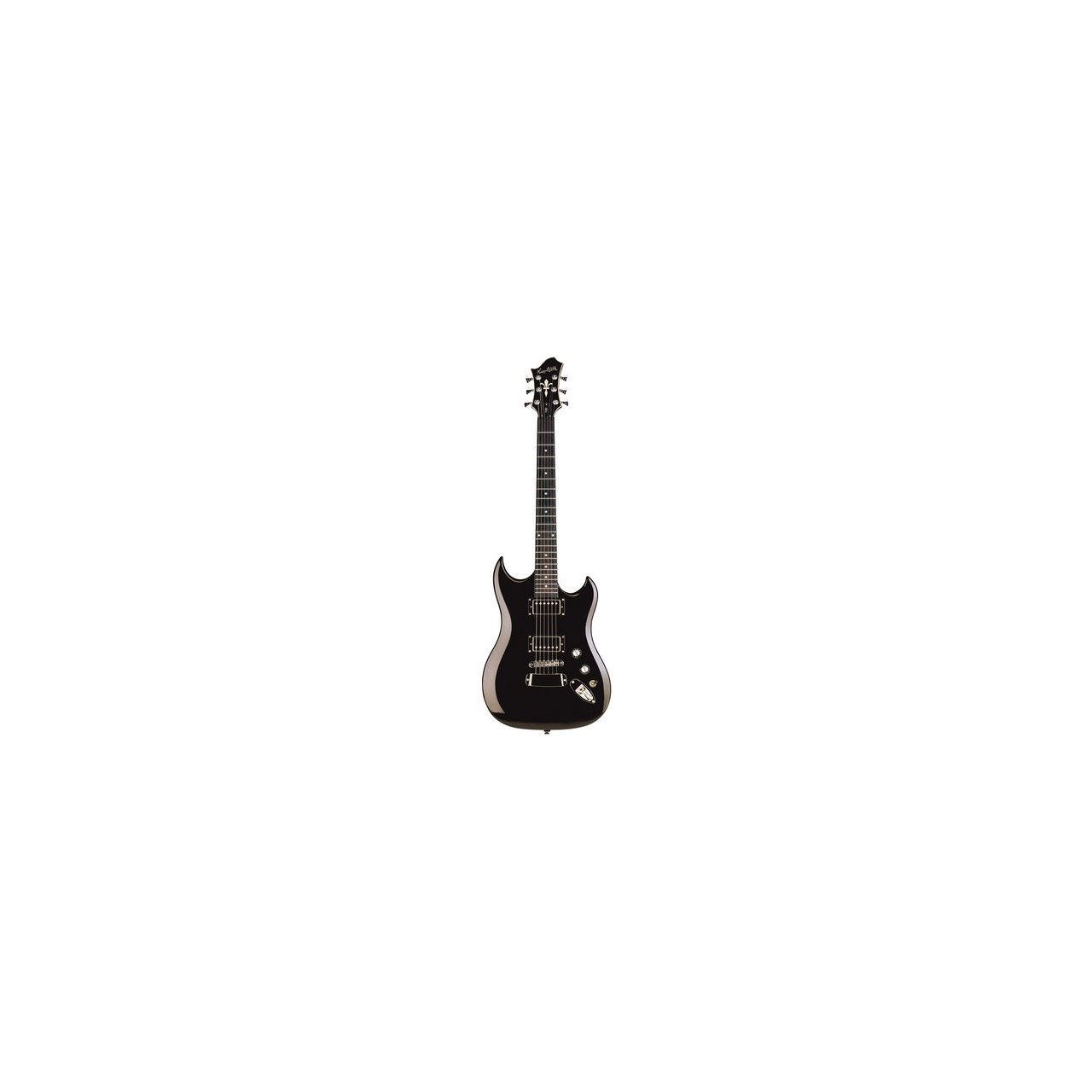 F200 BK E-Gitarre in Black Gloss