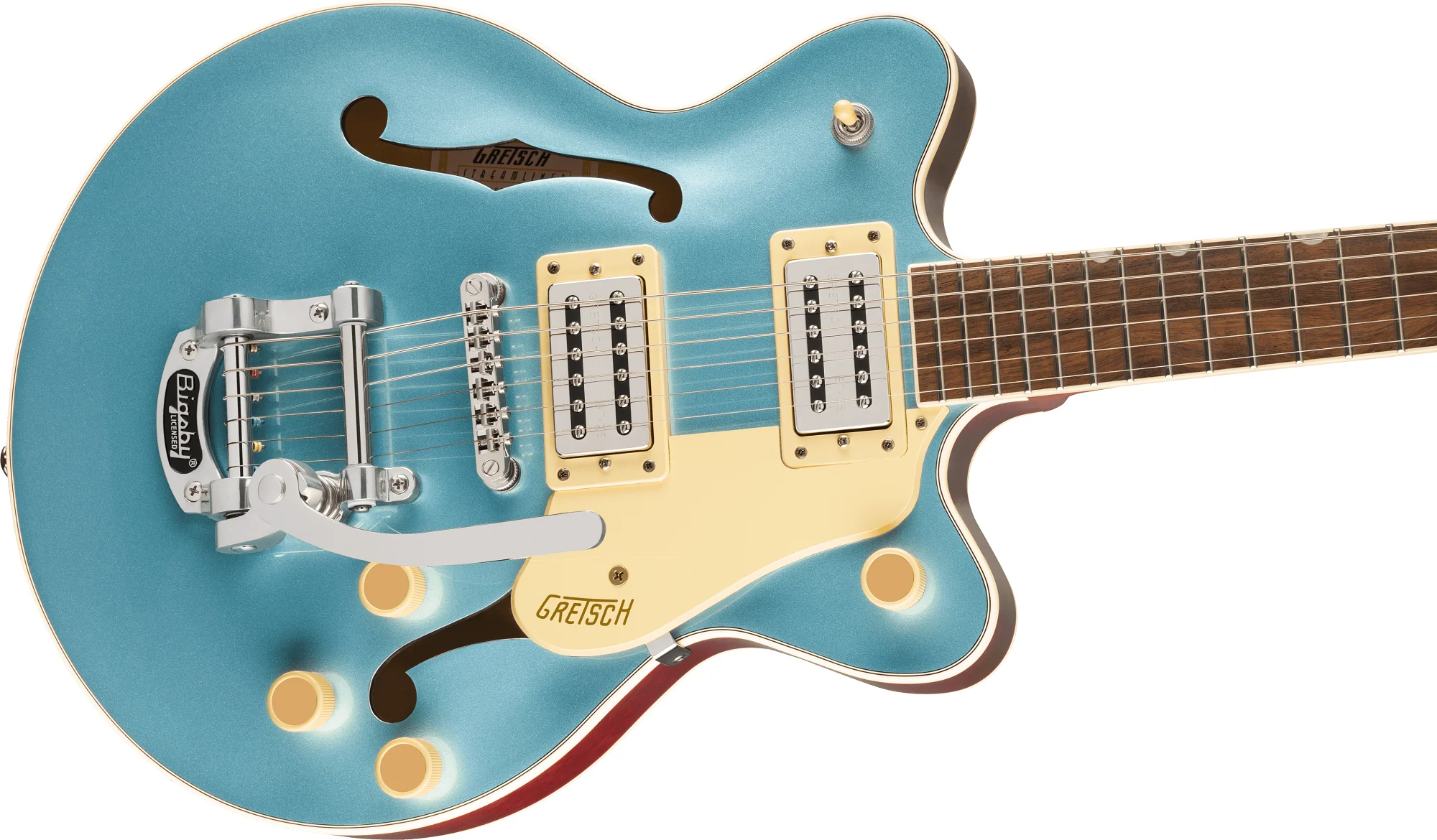 G2655T Streamliner Jr. Double-Cut with Bigsby Arctic Blue