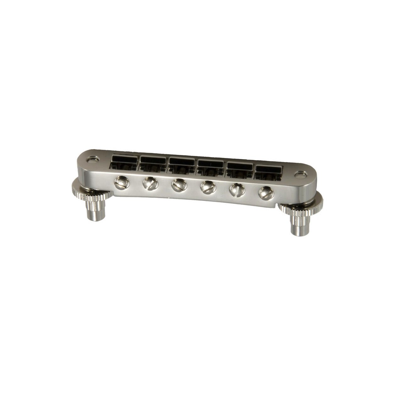521N Tune-O-Matic Guitar Bridge (Unnotched) - Nickel