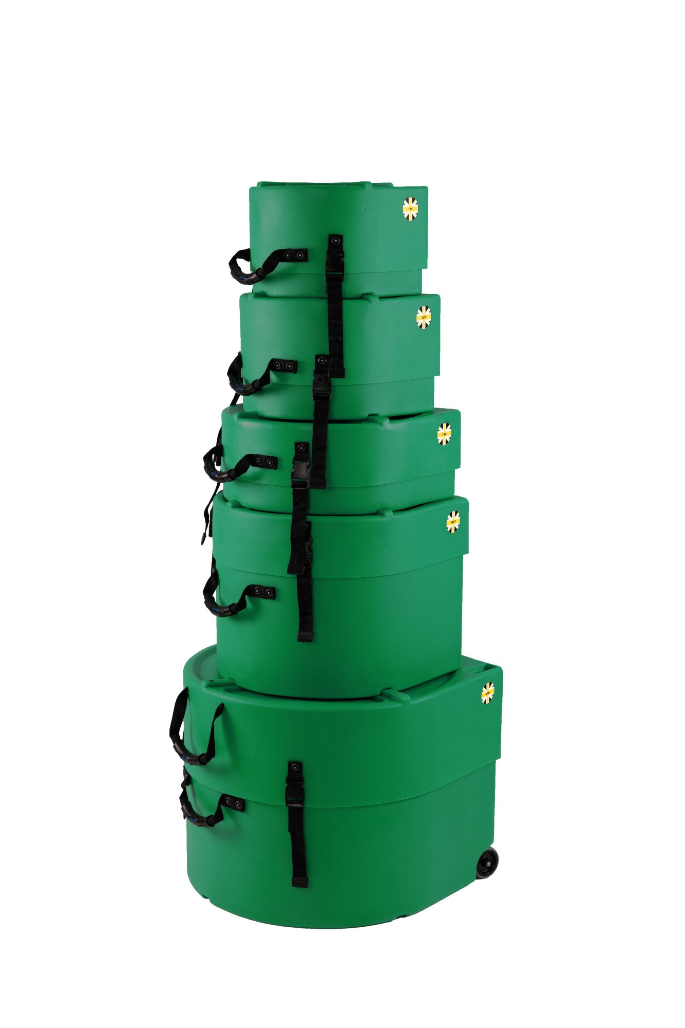 HLROCKFUS-2DG Rock/Fusion Case Set 2 - Dark Green