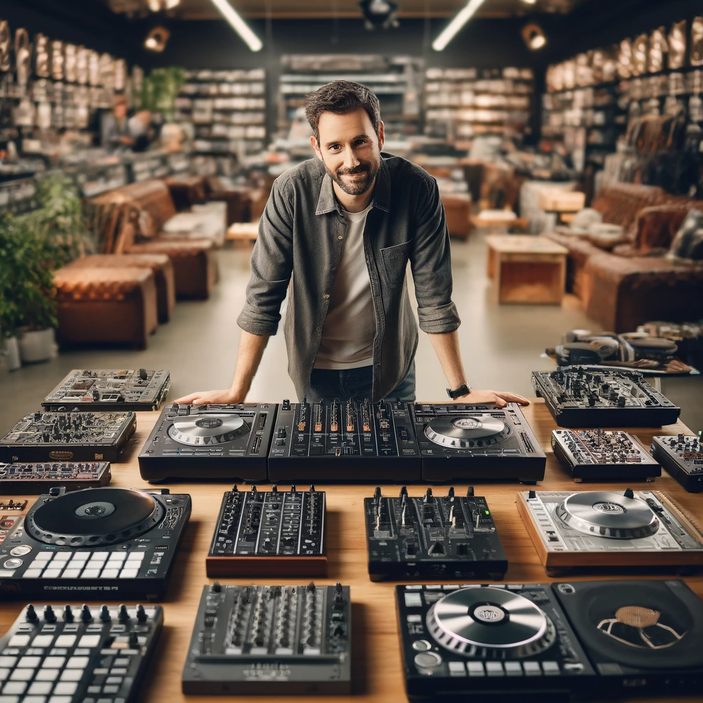 Abteilung DJ-Equipment, PA.- & Lichttechnik