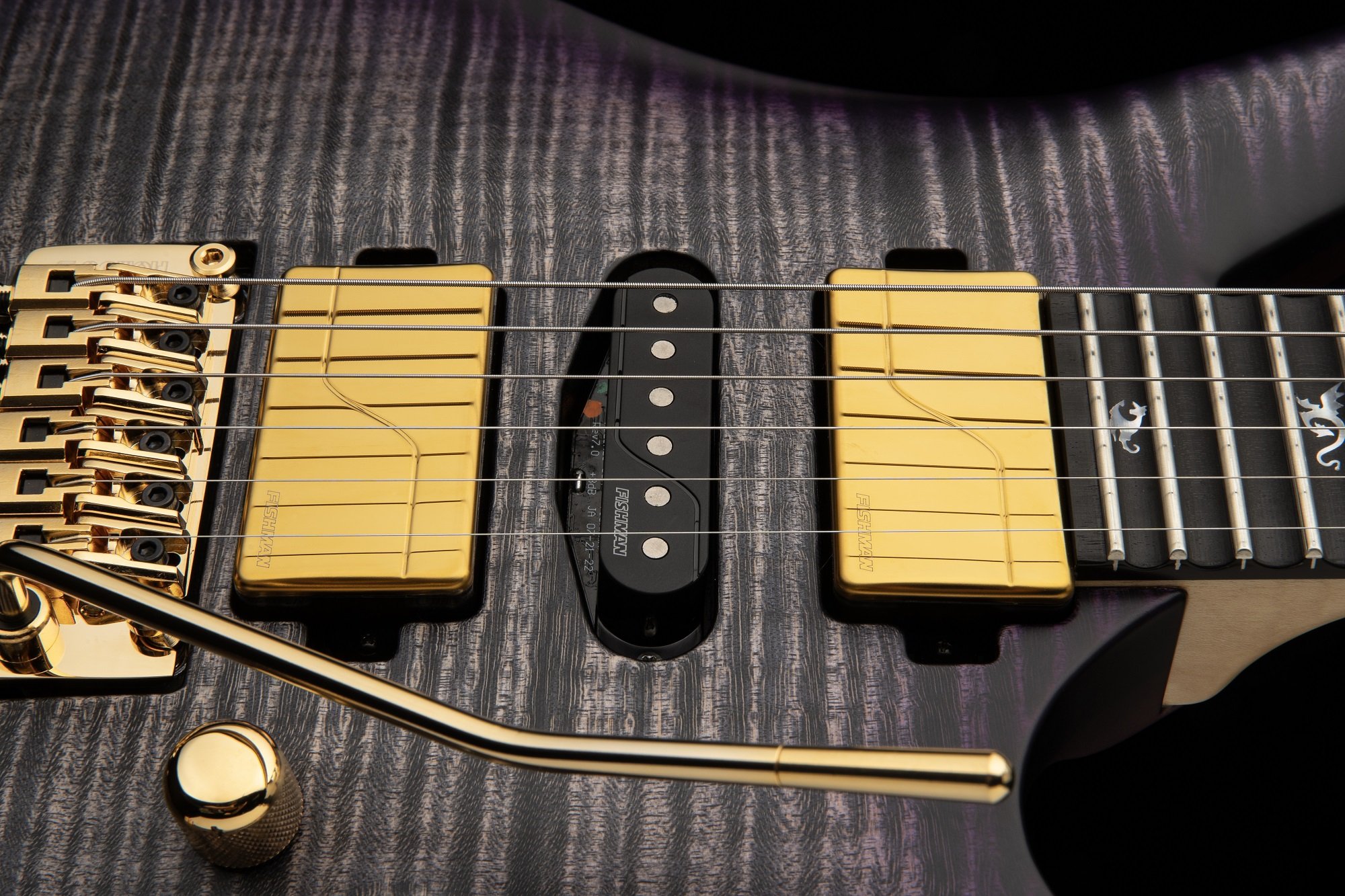   Chleo Herman Li LTD Charcoal Purple Burst