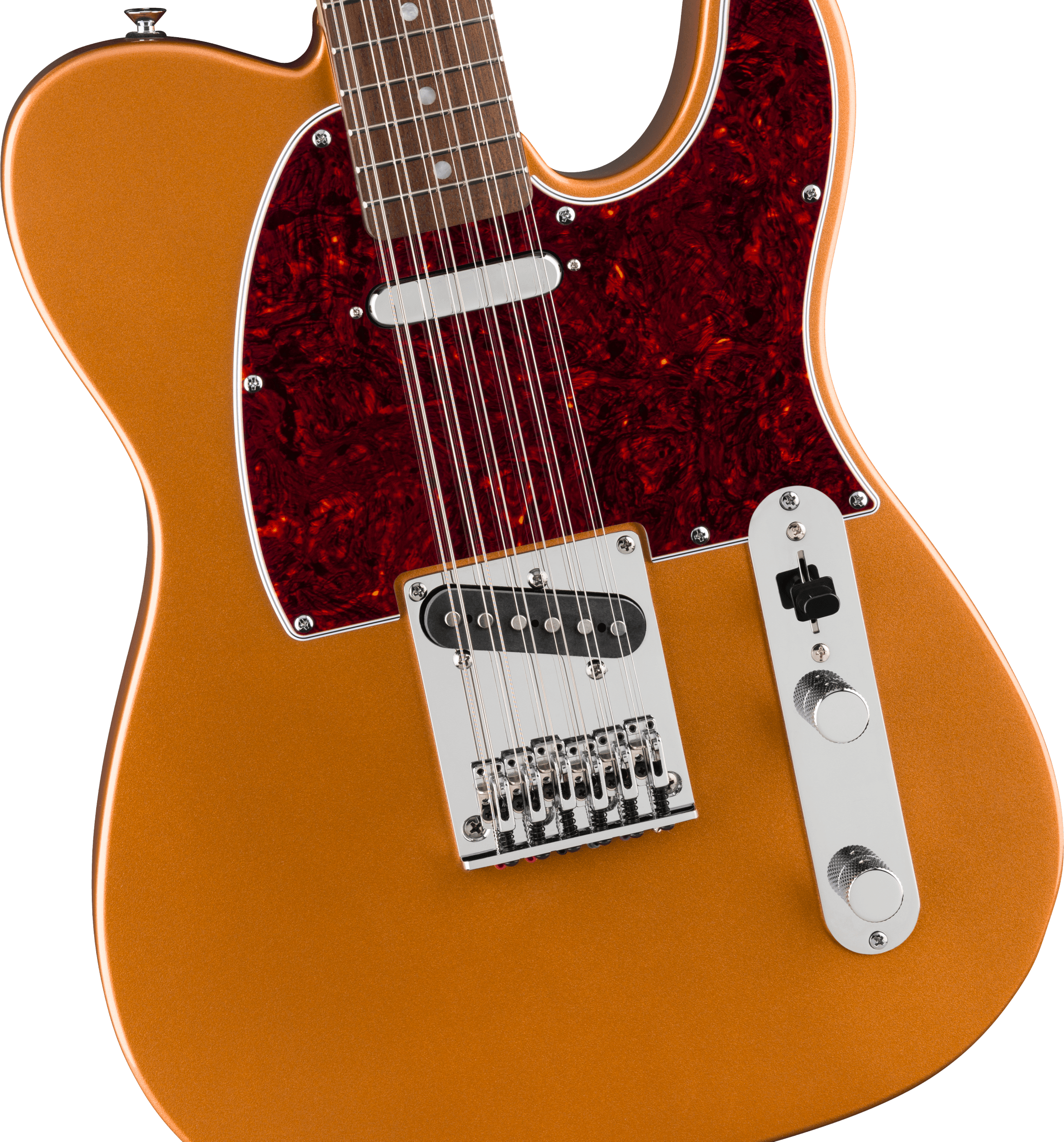 Paranormal Troy Van Leeuwen Telecaster XII Copper E-Gitarre