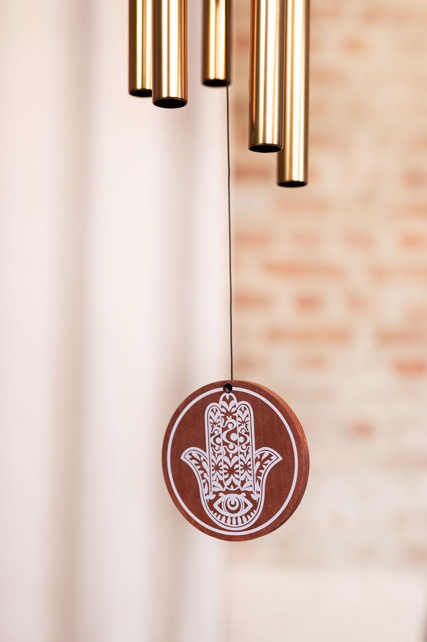 Hamsa Meditation Chime 36" / 90 cm, Bronze