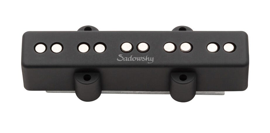 SAC PU J5 B NC J-Style Bass Pickup (Alnico V / Alnico III), Noise-Cancelling, Split Coil, 5-String -