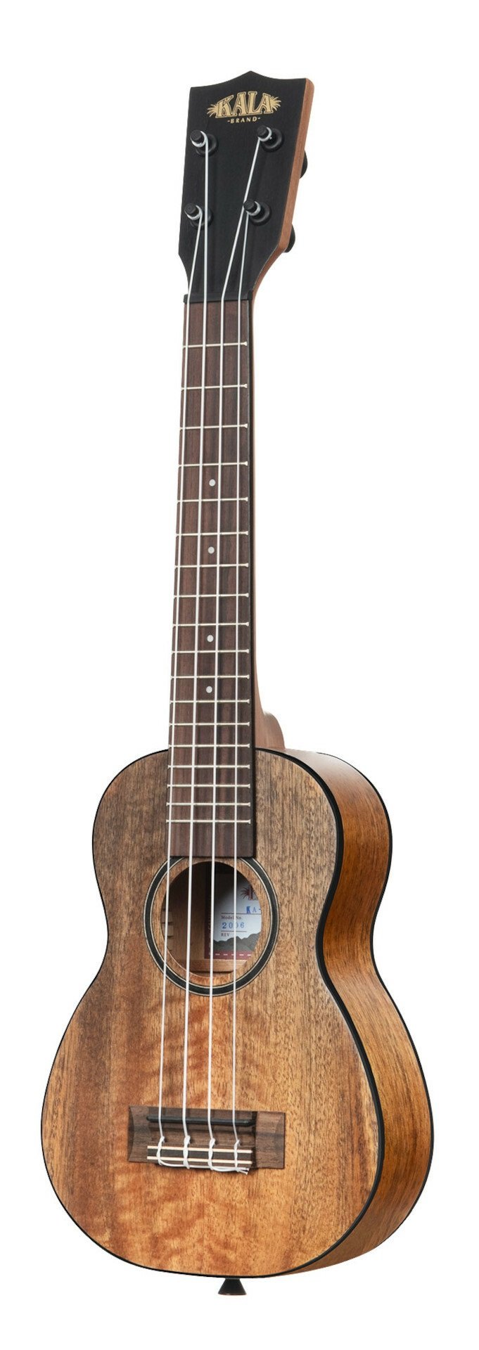 KA-CM-SLN Soprano Long Neck Ukulele Curly Mango with Bag