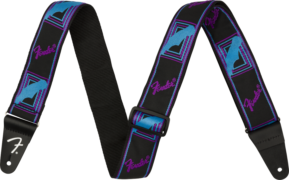 Neon Monogrammed Strap Blue/Purple