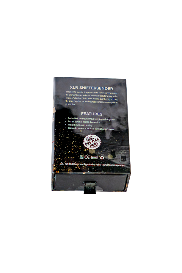 XLR-Kabeltester, Audiotester, Kabeldiagnose, Schwarze Verpackung