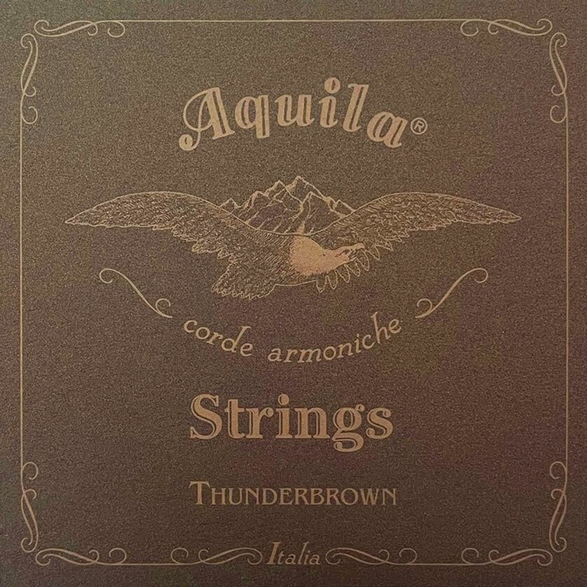 Aquila 166U - Thunderbrown Series, Bass Ukulele / U-Bass String Set - 5-String, 23" - 26" Scale