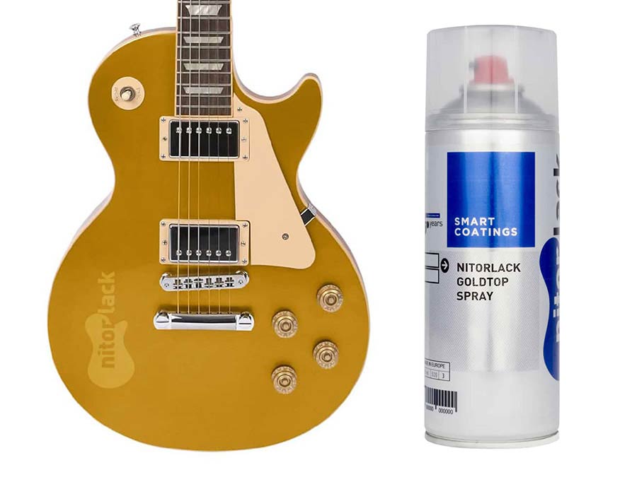 Nitrocelluloselack gold top - 400ml Spraydose
