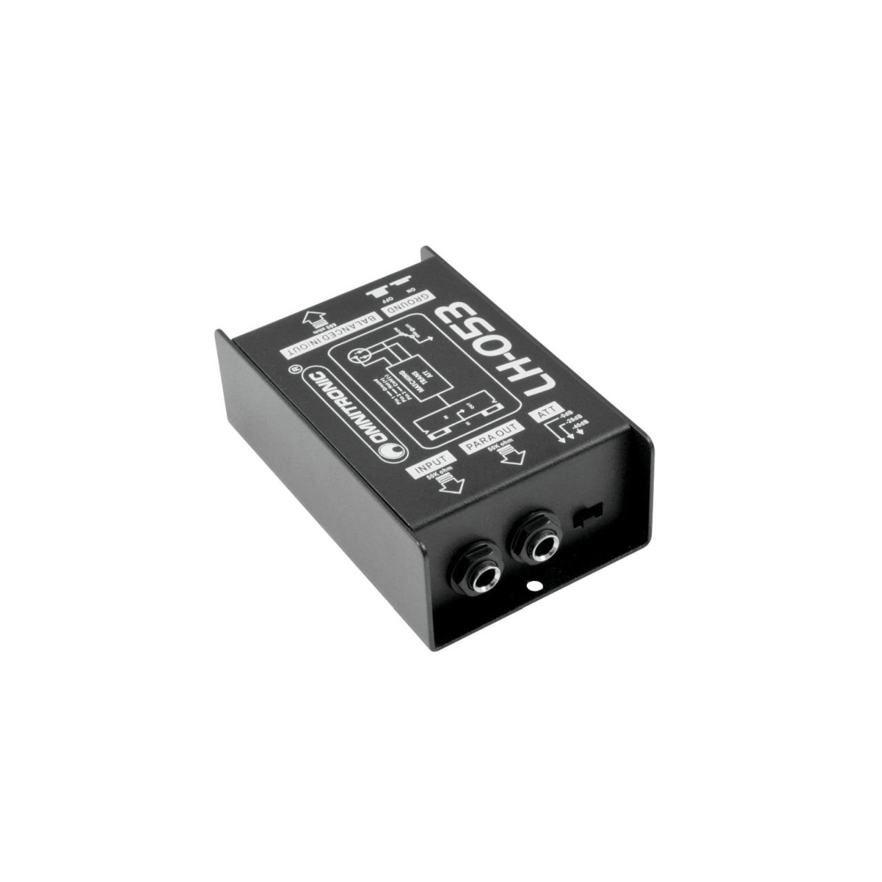 LH-053 - Passive 1-Kanal-DI-Box, Schwarz
