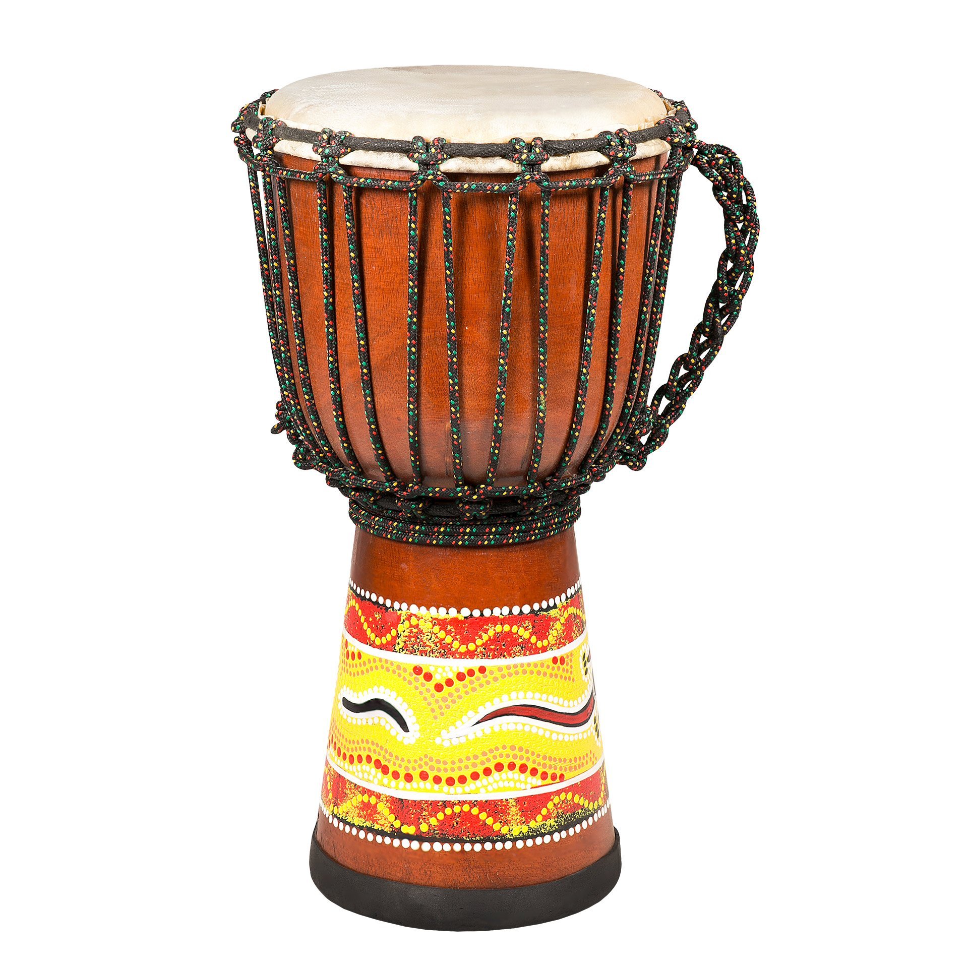 Djembé Aborigine Dot-Paint 40cm