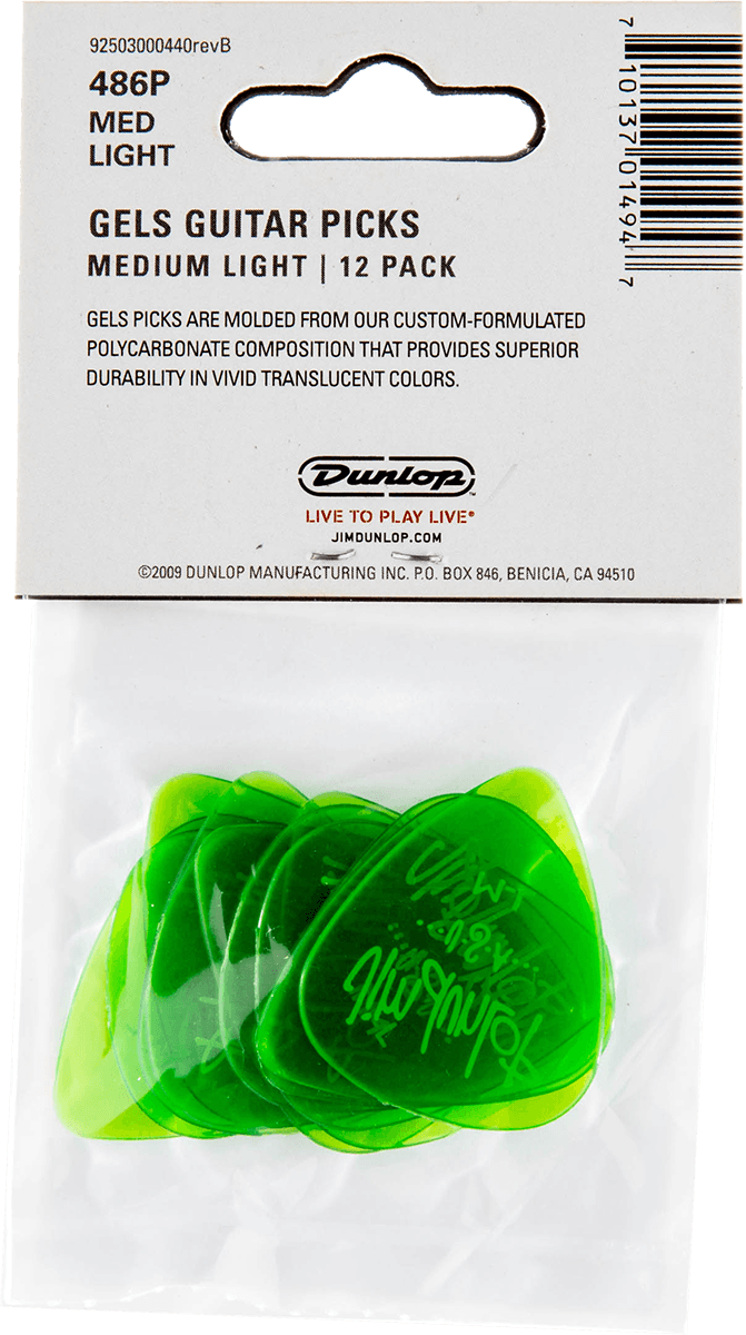 Gels Pick medium-light, Player's Pack (12 Stck.)