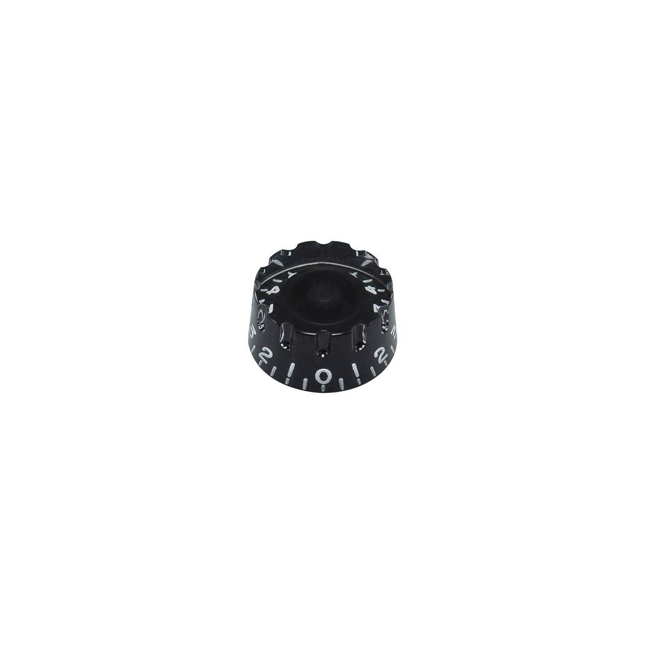 Potiknopf, Speed Knob (notched edge), transparent schwarz, für US-Poti-Schaft 