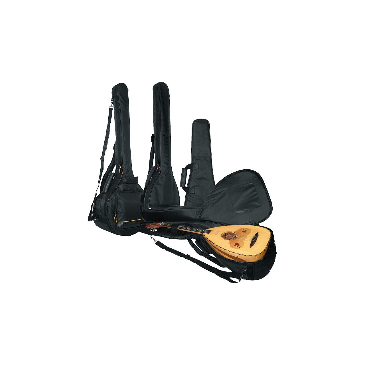 Deluxe Mini Baglama Greek Instrument Bag Black