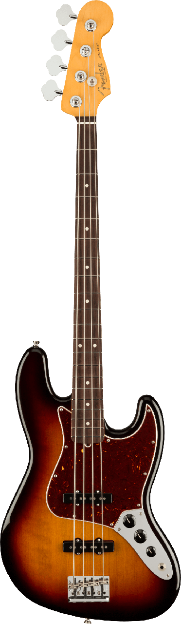 American Professional II Jazz Bass 3-Color Sunburst