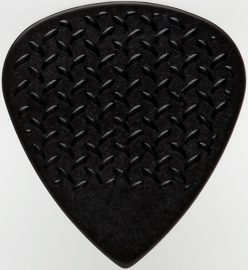 Flat Pick Rubber Grip schwarz (6 Stück)