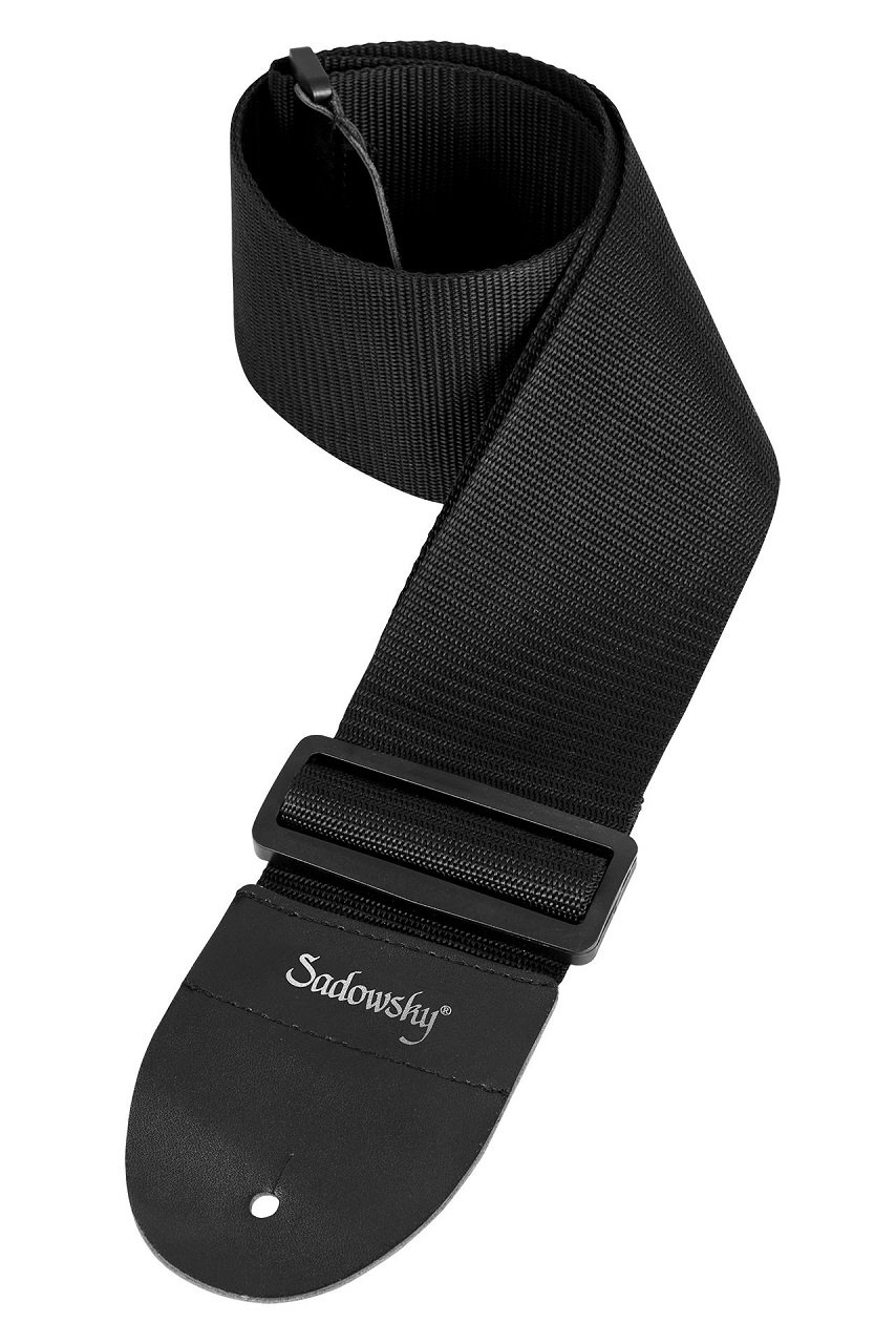 Nylon Bass Strap - Black, 80 mm Width
