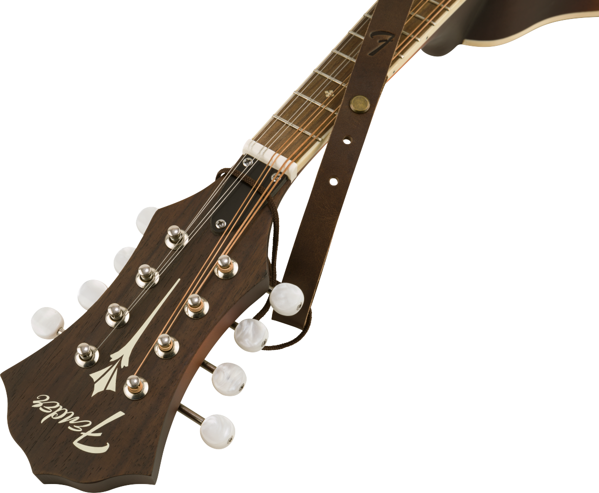 Paramount Mandolin Leather Strap, Brown
