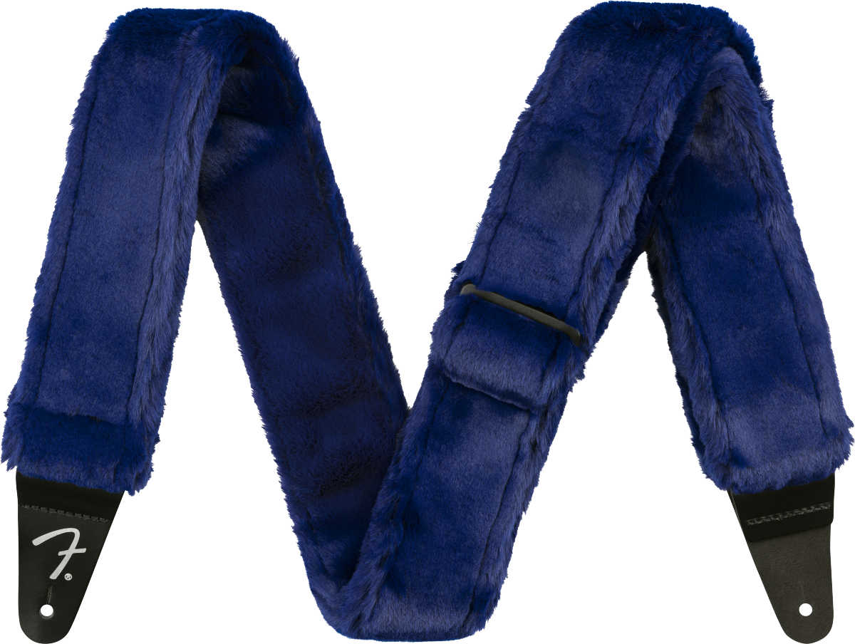 Poodle Plush Strap, Blue