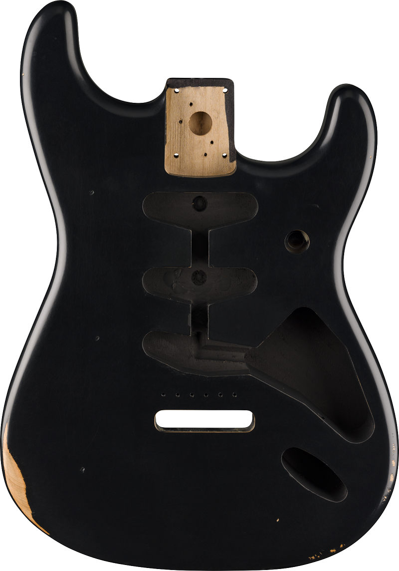 Road Worn  50s Stratocaster SSS Alder Body Black