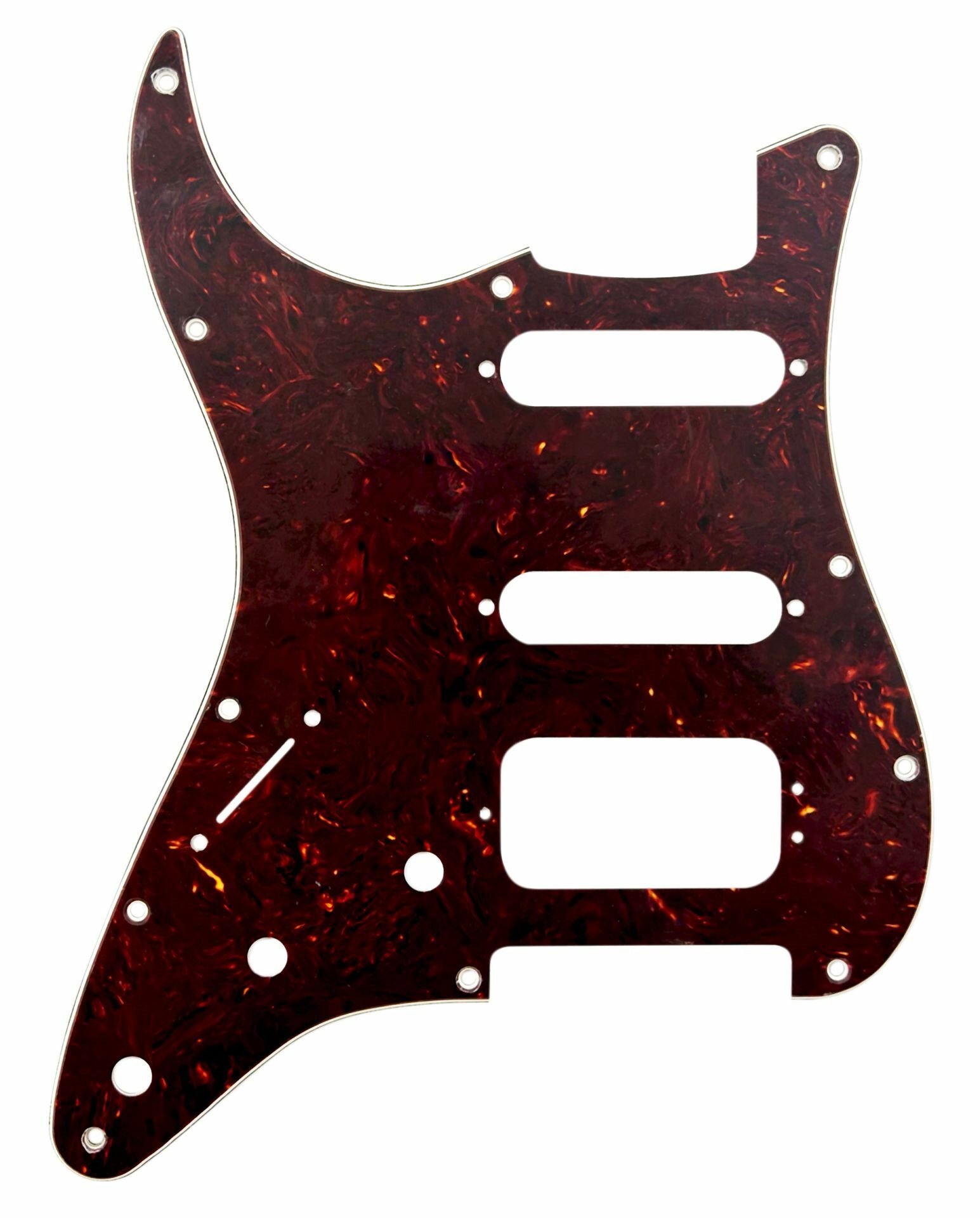 ST-Style HSS Pickguard (DPP ST TORTPBP HSS LH), Tortoise, Lefthand