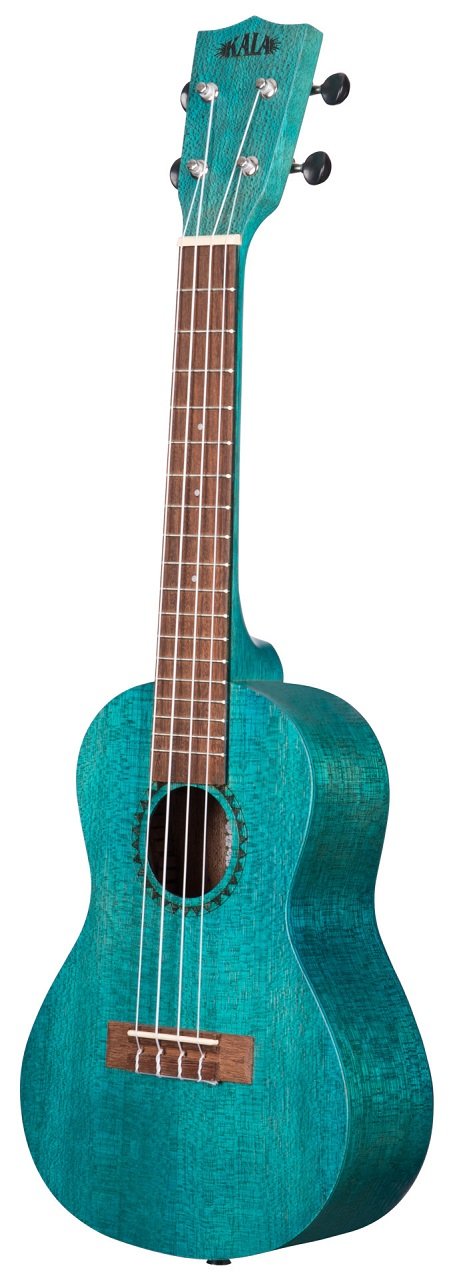 KA-MRT-BLU-C - Ocean Blue Watercolor Meranti Concert Ukulele