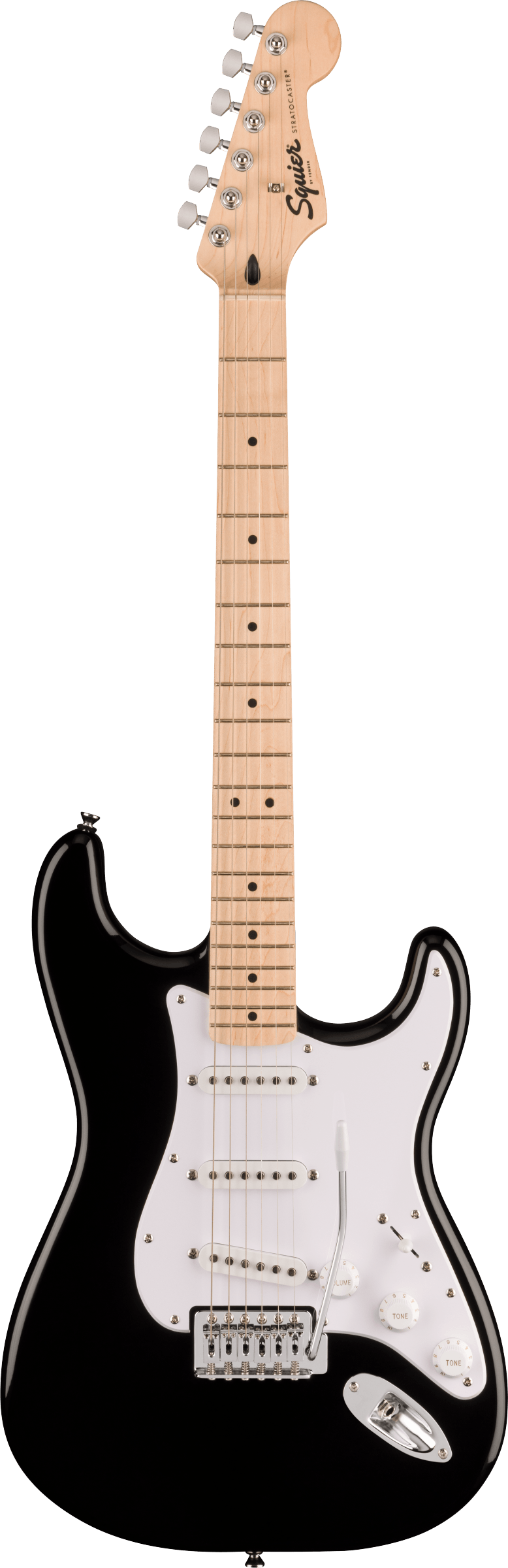 Sonic Stratocaster Maple Fingerboard Black