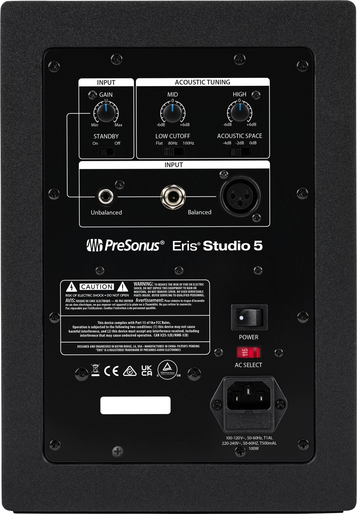 Eris® Studio 5, Black, 220-240V EU
