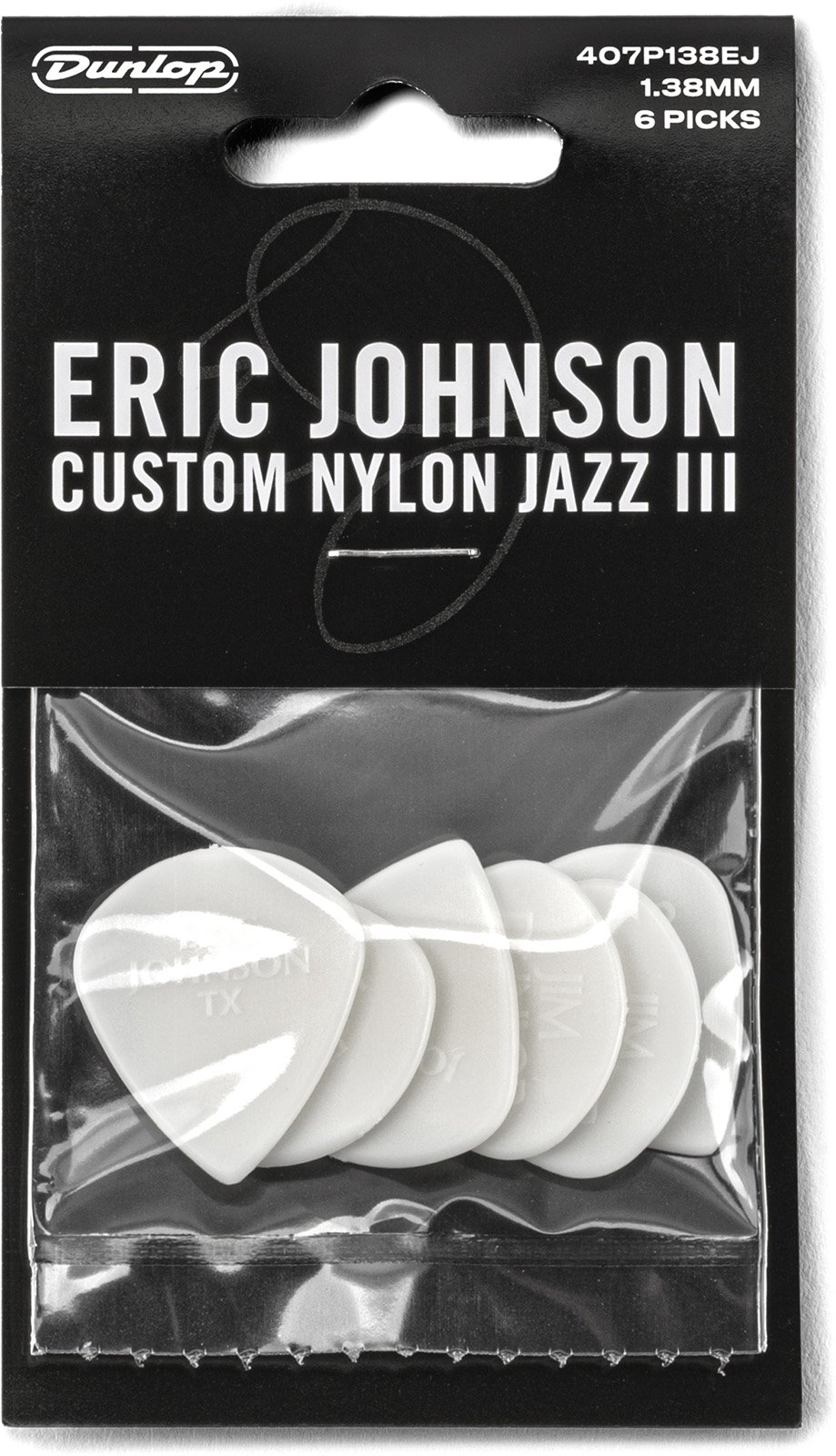 Player's Pack Eric Johnson Custom  Nylon Jazz III 6er Pack