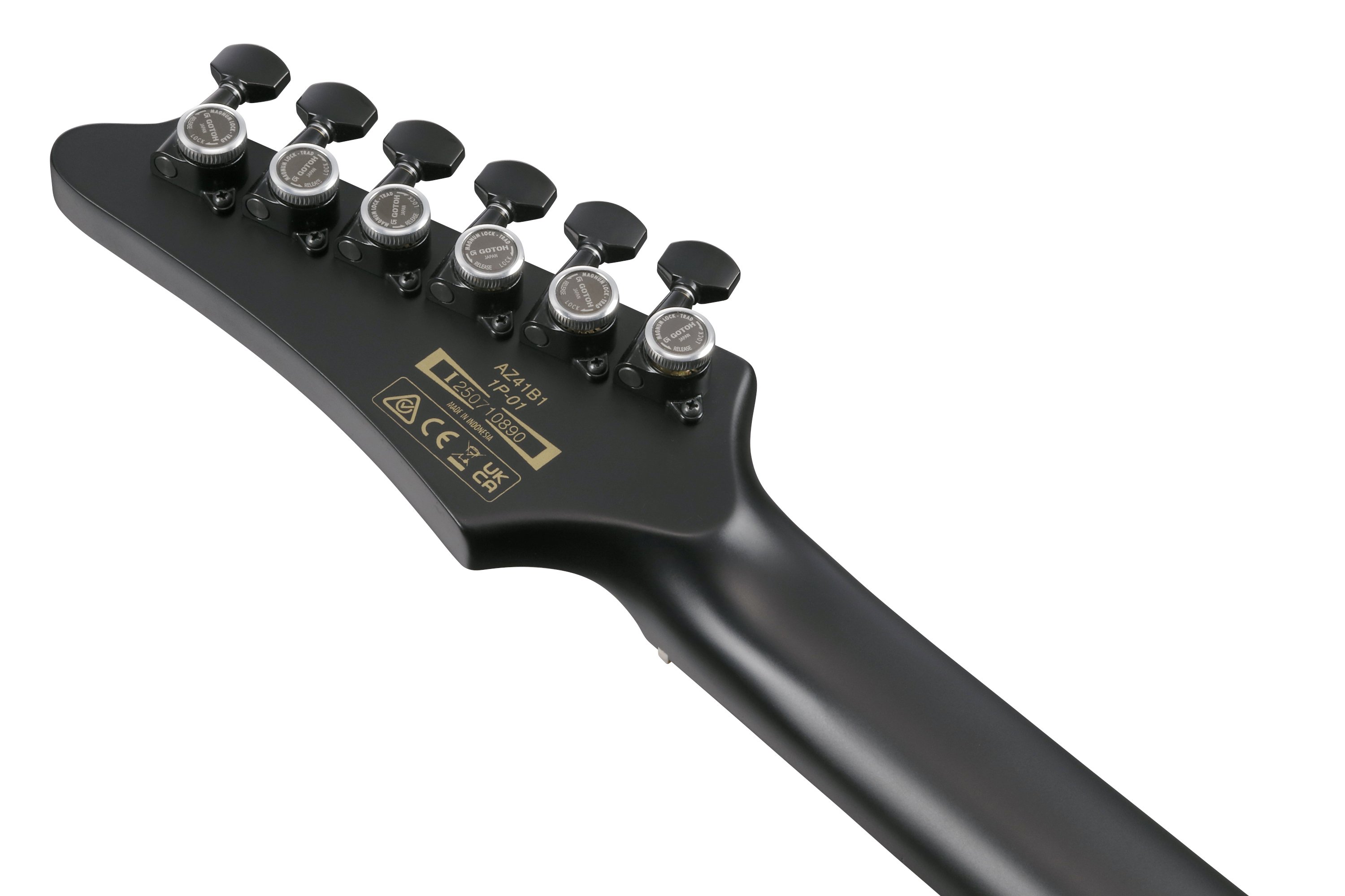 AZ41B1-BKF Iron Label AZ Black Flat E-Gitarre
