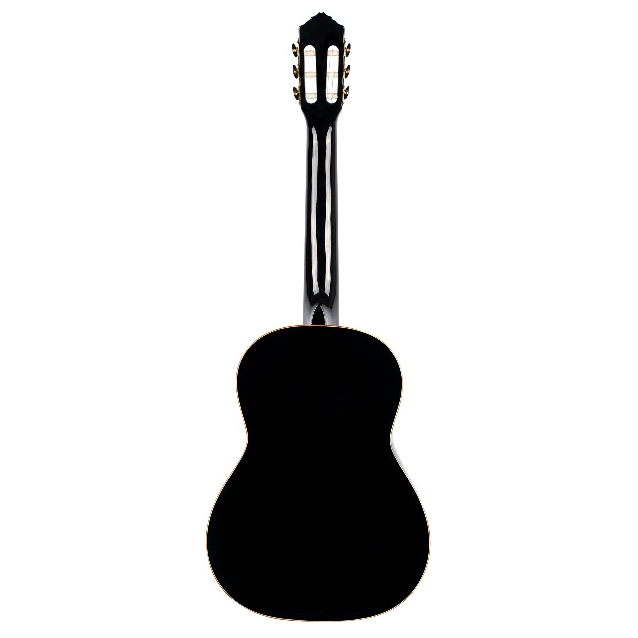 R221BK Konzertgitarre in Schwarz 
