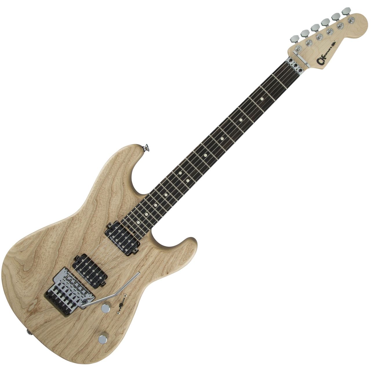 Pro-Mod San Dimas® Style 1 HH FR E Ash, Aged Ebony Fingerboard, Natural - E-Gitarre