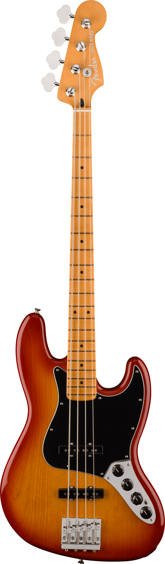 Player Plus Jazz Bass®, Maple Fingerboard, Sienna Sunburst