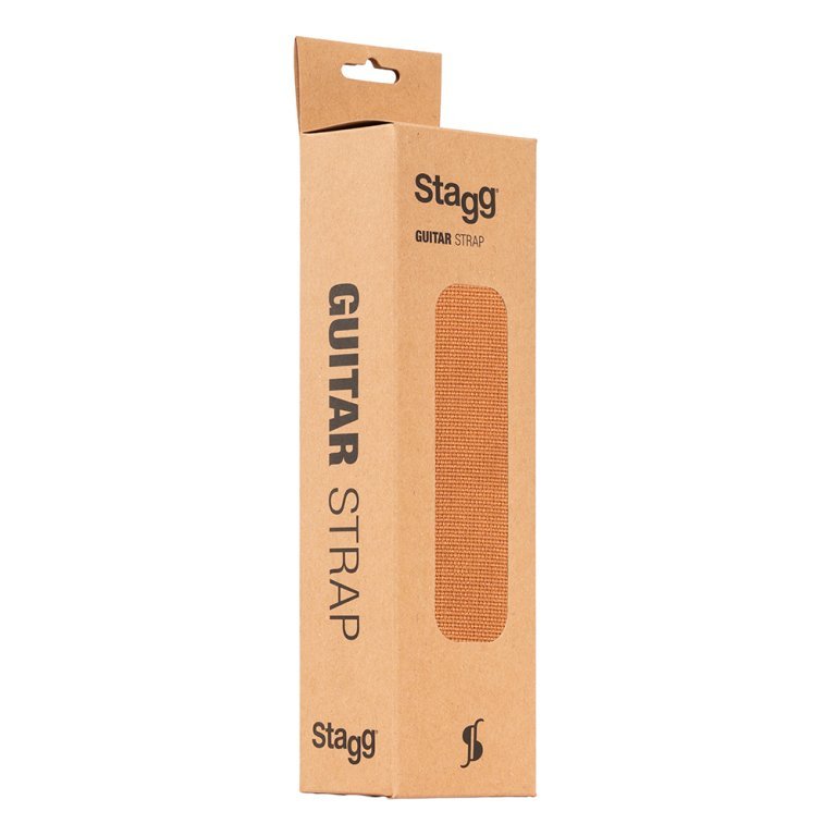 Gitarrengurt Baumwolle Orange