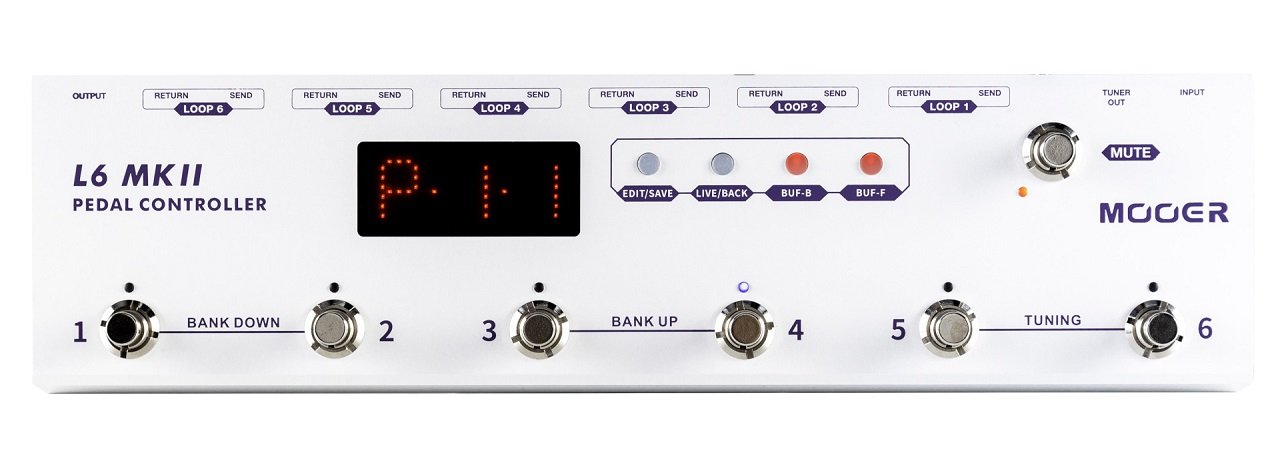 Pedal Controller L6 MKII - Programmable 6-Channel Loop Switcher
