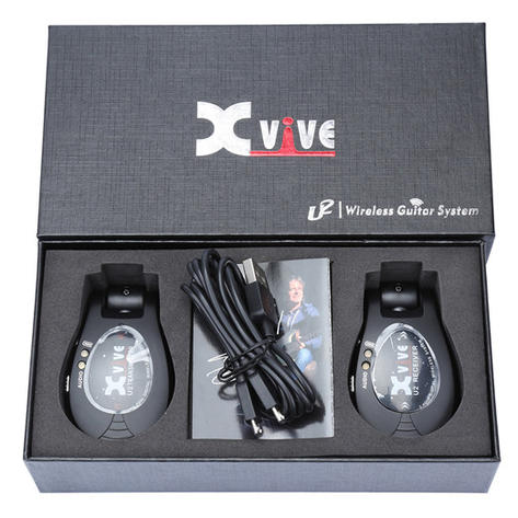 U2 Guitar Wireless System Black