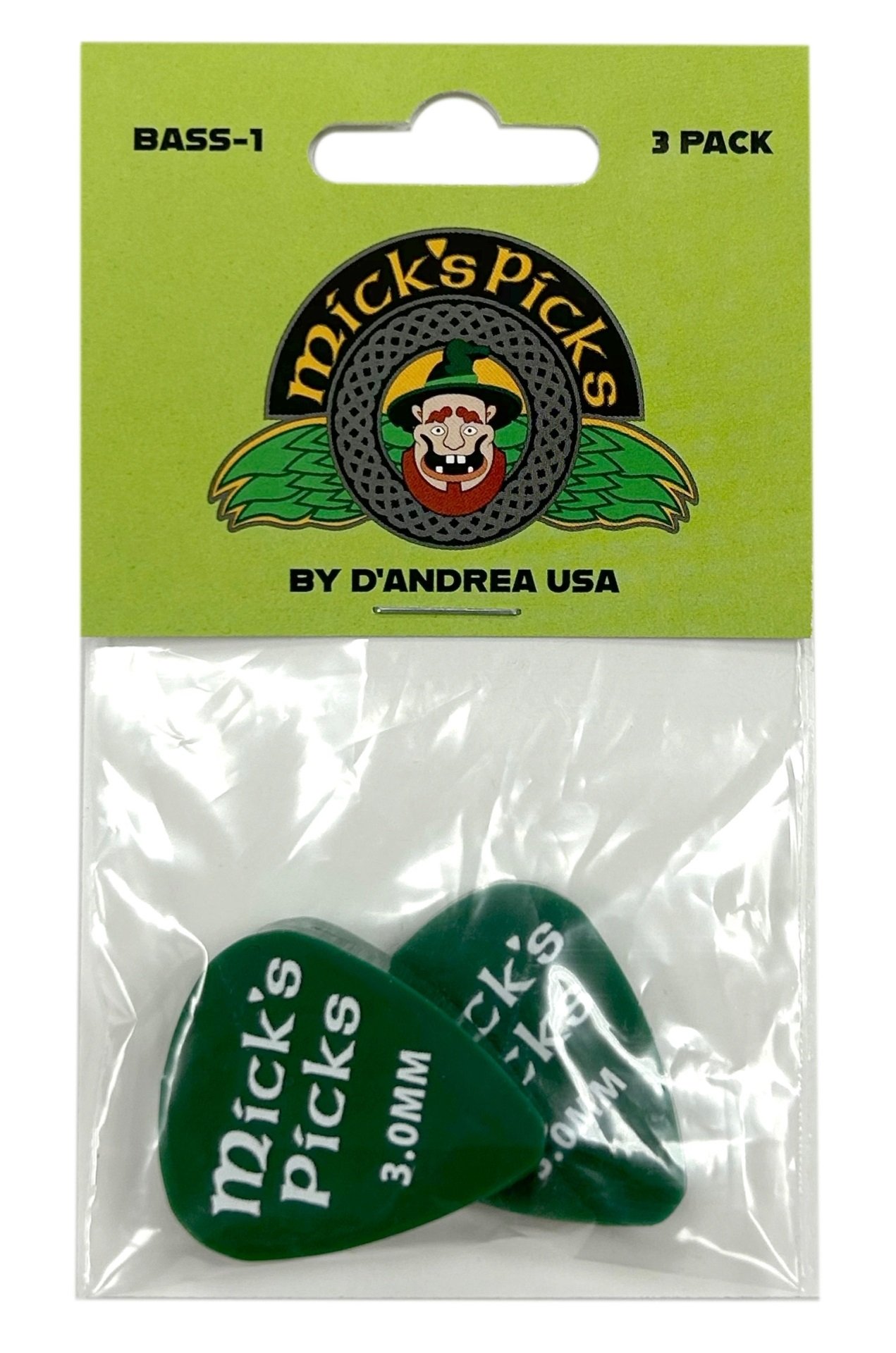 Mick's Picks Bass-1 351 Shape 3.00 mm