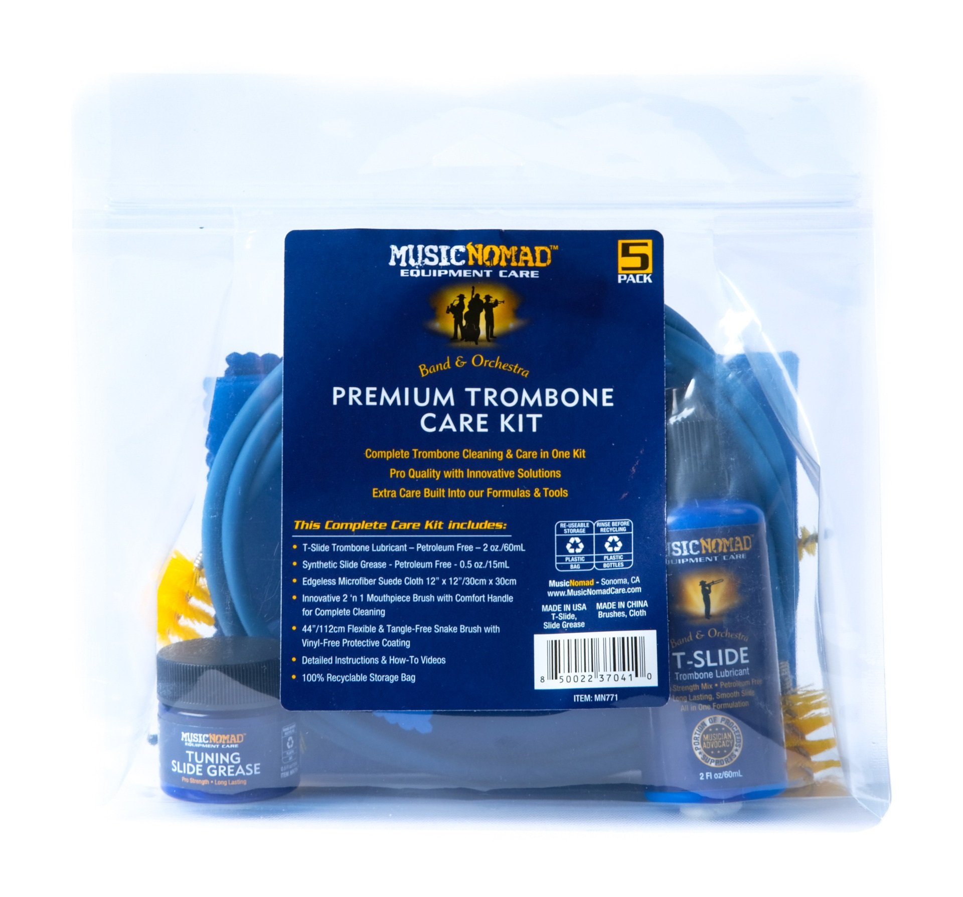 MN771 Premium Trombone Cleaning & Care Kit