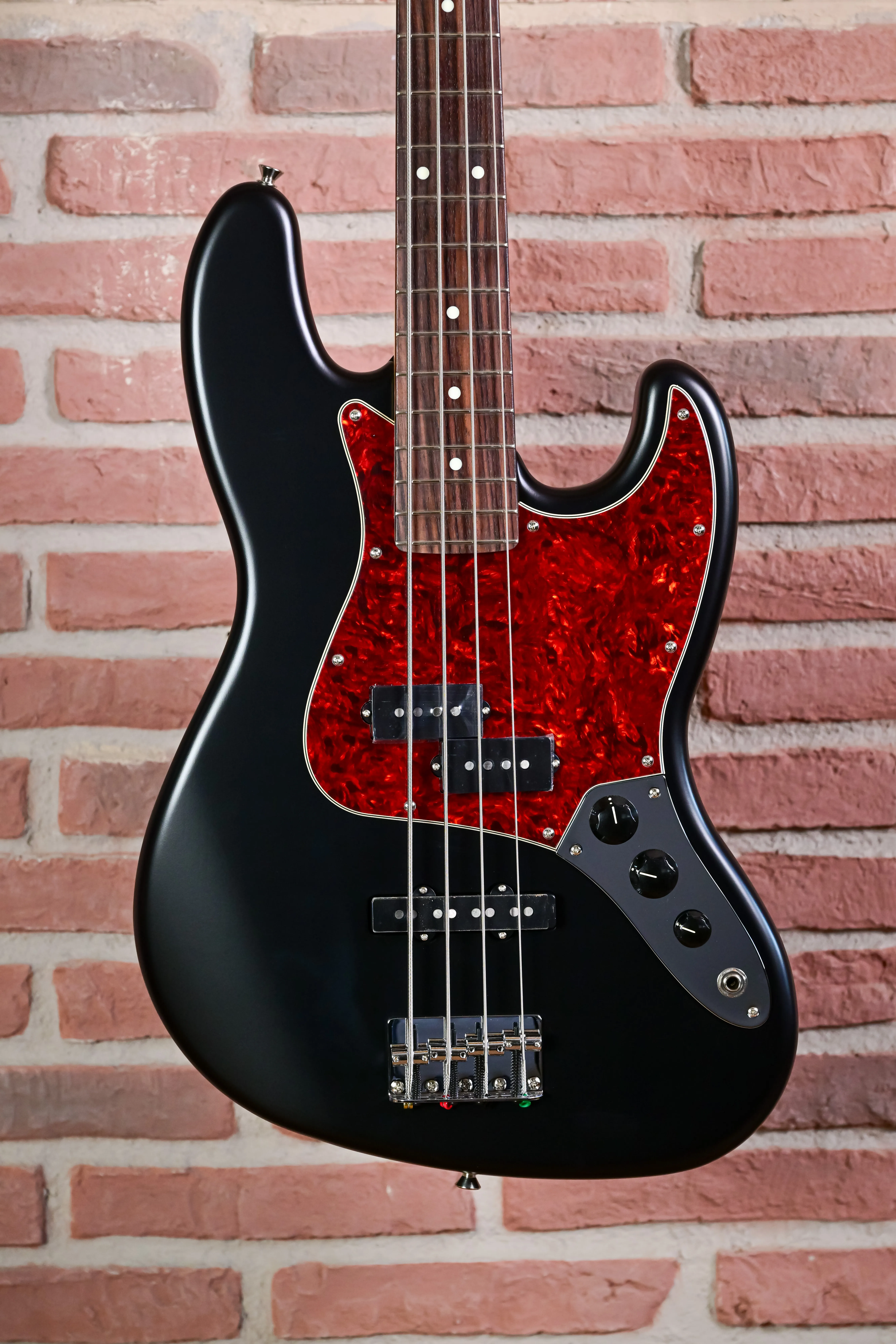 MIJ Hybrid II Jazz Bass PJ 2026 Collection Satin Black