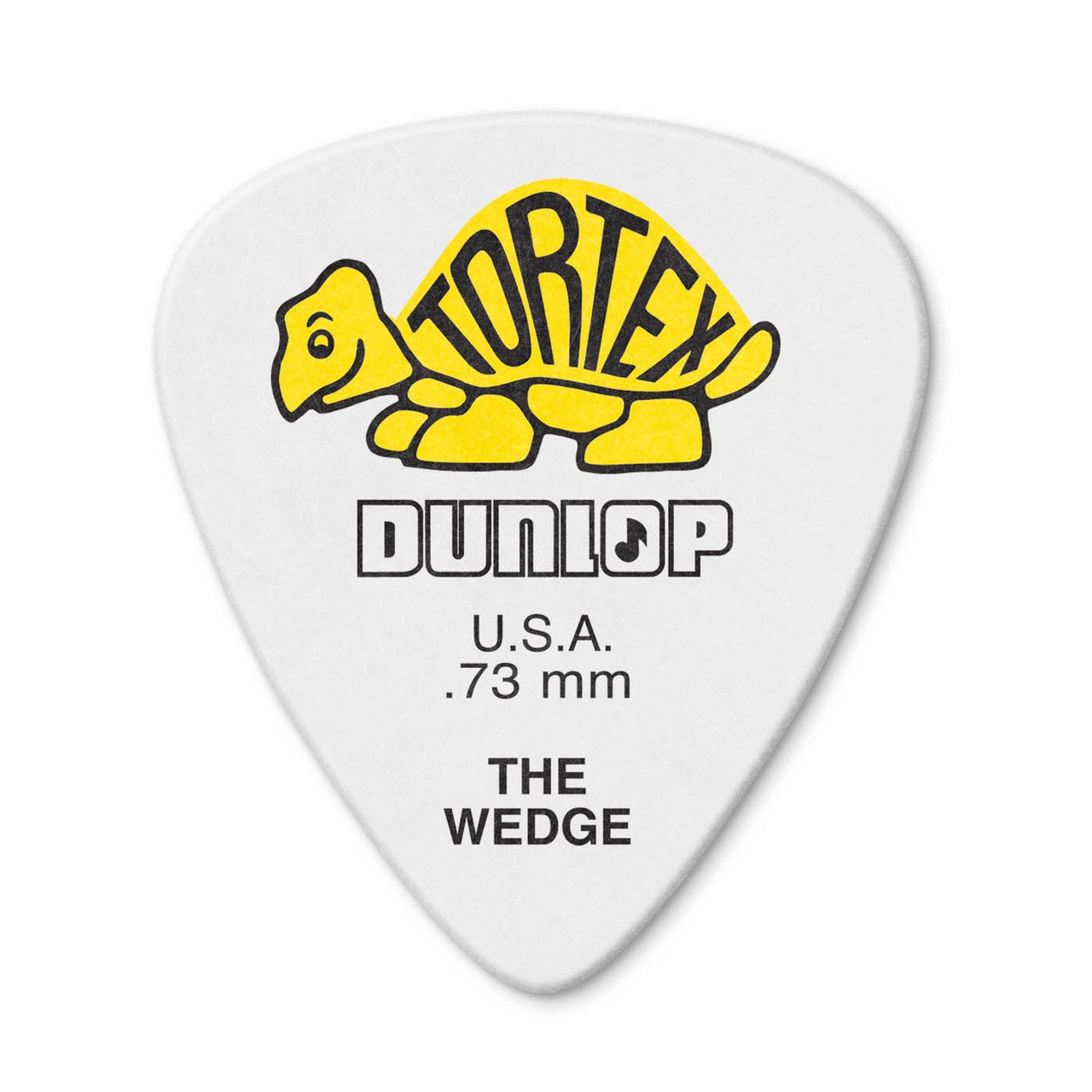 Tortex Wedge Picks, Refill Pack, 72 pcs., yellow, 0.73 mm 
